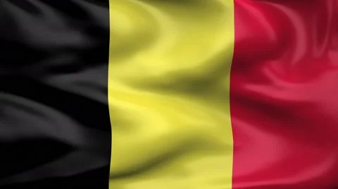 Flag of Belgium Video stock 64456736