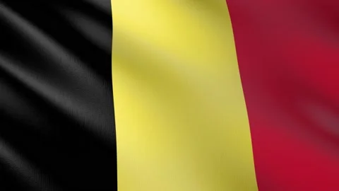 Flag of Belgium Stock Footage 150670966