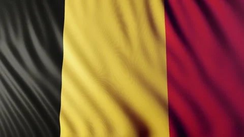 Flag of Belgium Video stock 290860565
