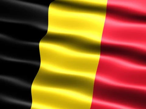 Flag of belgium Stock Illustration