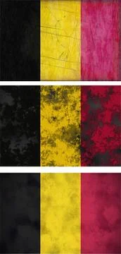 Flag of belgium Stock Illustration