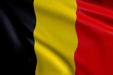 Flag of belgium Stock Illustration