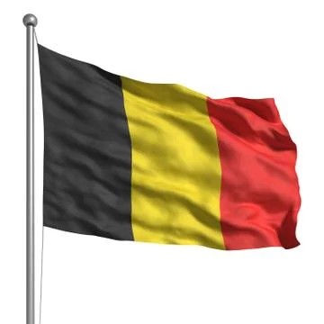 Flag of belgium Stock Illustration