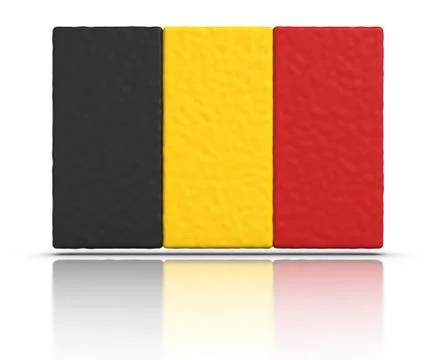 Flag of belgium Stock Illustration