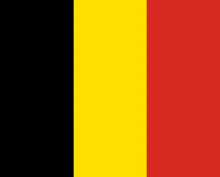 Flag of Belgium Stock Illustration