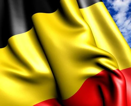 Flag of belgium Stock Illustration