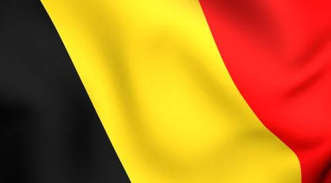Flag of belgium Stock Illustration