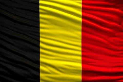 Flag of belgium Stock Illustration