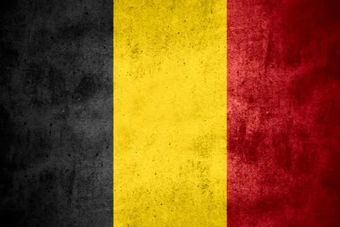 Flag of Belgium Illustrazione stock