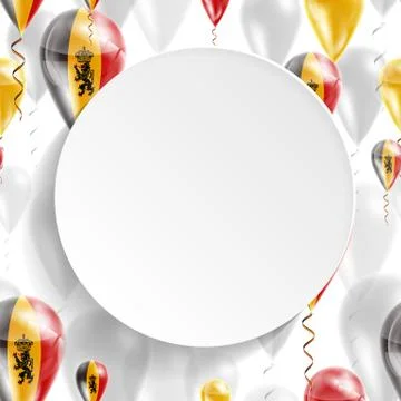 Flag of Belgium Stock Illustration
