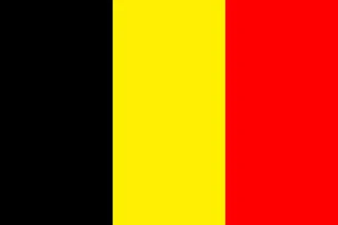 Flag of Belgium Stock Illustration