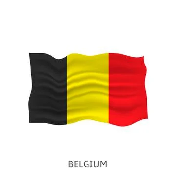 Flag of Belgium Stock Illustration
