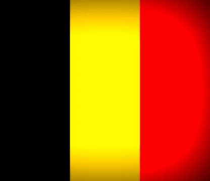 Flag of Belgium Stock Illustration