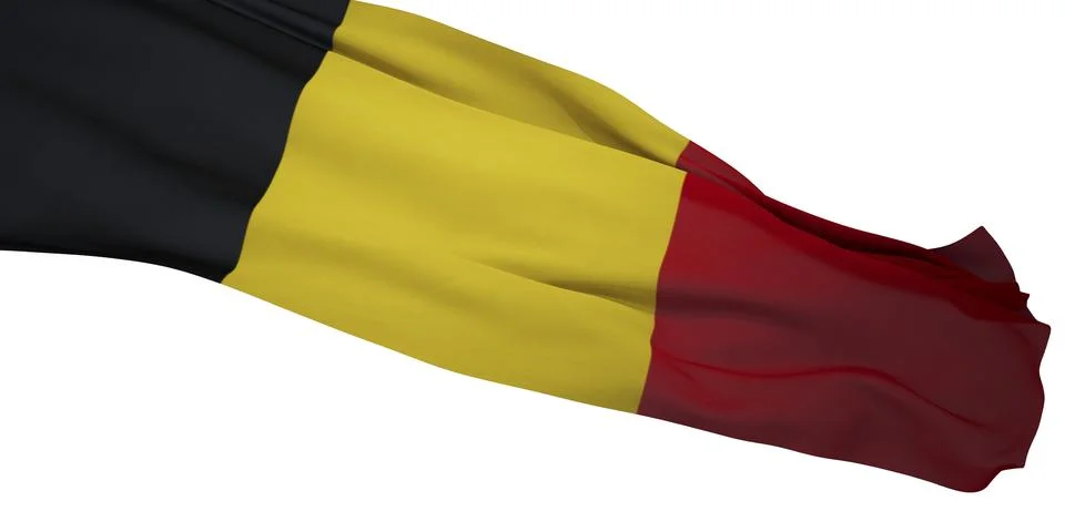 Flag of Belgium Stockillustratie