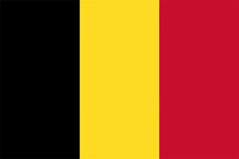 Flag of Belgium Stock Illustration