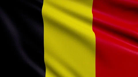 Flag of Belgium looping Video stock 27493466