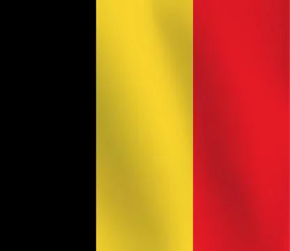 Flag of Belgium - Vector Illustration Stock Illustration