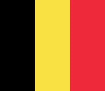 Flag Belgium. Vector illustration Stock Illustration