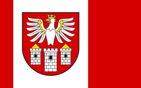 Flag of Bendzyn district Stock Illustration