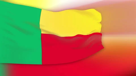 Flag of Benin Stock-Footage 1054638