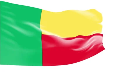 Flag of Benin Stock-Footage 1054642