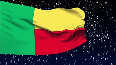 Flag of Benin Stock-Footage 1054648