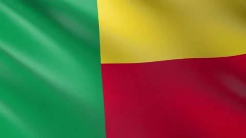 Flag of Benin Stock Footage 150670971