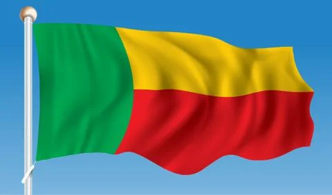 Flag of Benin Stock Illustration