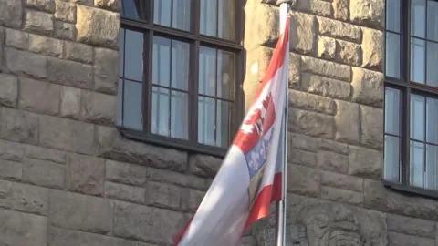 The flag of Berlin Stock Footage 91701857
