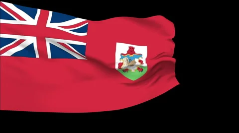 Flag of Bermuda Stock Footage 1054657