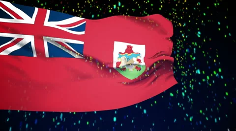 Flag of Bermuda Stock-Footage 1054672