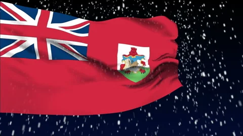 Flag of Bermuda Stock-Footage 1054730