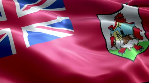 Flag Bermuda Video stock 47716995