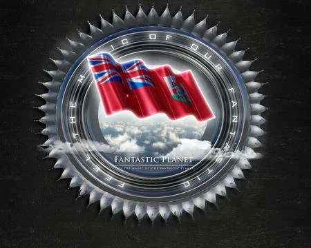 Flag Bermuda quality designer flag Stock Illustration