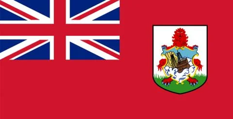 Flag Bermuda. Vector illustration Stock-Illustration