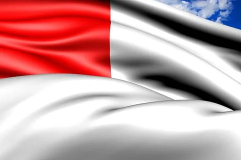 Flag of bilbao Stock Illustration