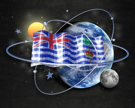 Flag BIOcean quality designer flag Stock Illustration