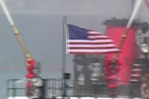 Flag on boat Video stock 77802