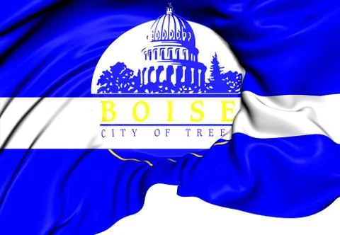 Flag of boise Stock Illustration
