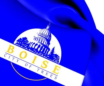 Flag of boise Stock Illustration