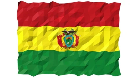 Flag of Bolivia 3D Wallpaper Animation 스톡 동영상 80410520
