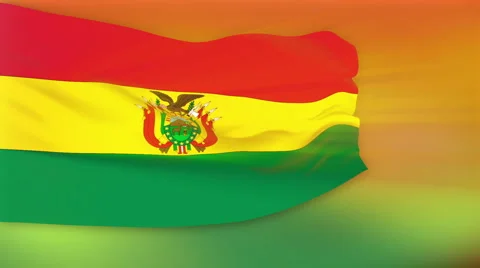 Flag of Bolivia Stock-Footage 1054851
