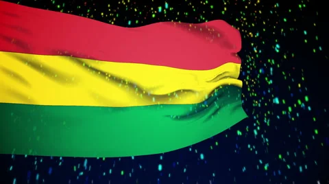 Flag of Bolivia Stock-Footage 1054865