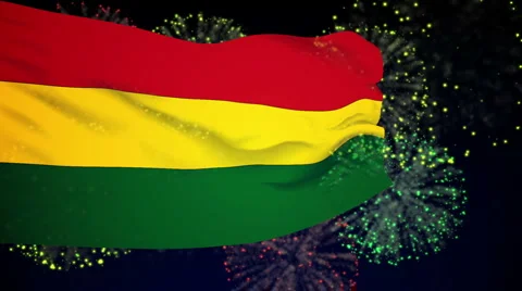 Flag of Bolivia Stock-Footage 1054871