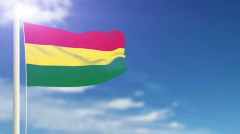 Flag of Bolivia Stock-Footage 1054875