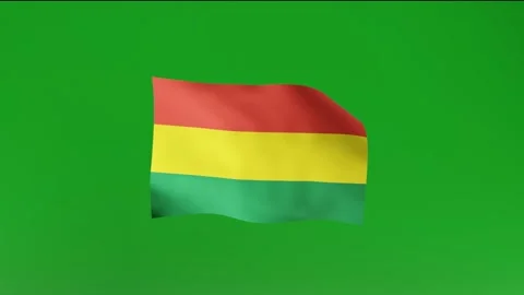 Flag of Bolivia Stock Footage 162025759