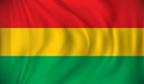 Flag of Bolivia Stock Illustration