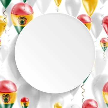 Flag of Bolivia Stock Illustration