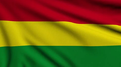 Flag of Bolivia looping Stock Footage 27493552