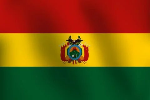 Flag of Bolivia - Vector Illustration Stock Illustration
